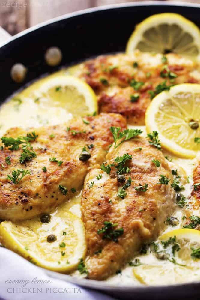 Creamy Lemon Chicken Piccata The Recipe Critic,Cooking Ribs On A Skillet