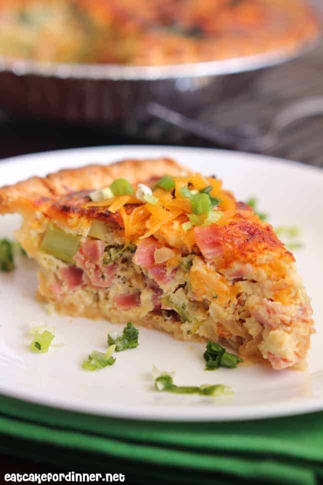 Easy Ham and Broccoli Quiche The Recipe Critic