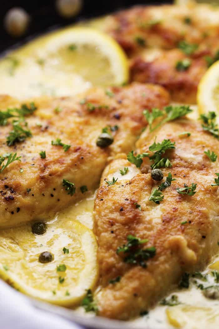 creamy lemon chicken piccata recipe - setkab.com