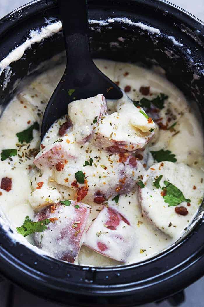 Slow Cooker Creamy Ranch Potatoes - 48