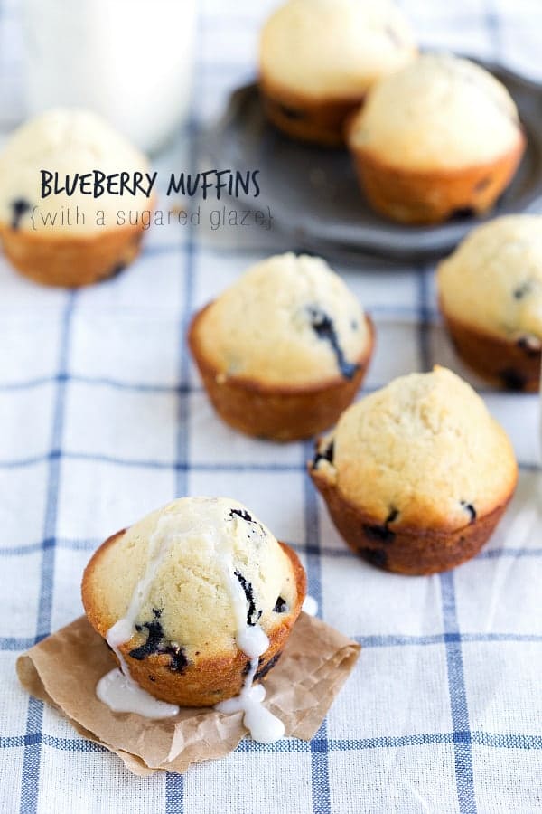 Blueberry Muffins with a Sugared Glaze - 70