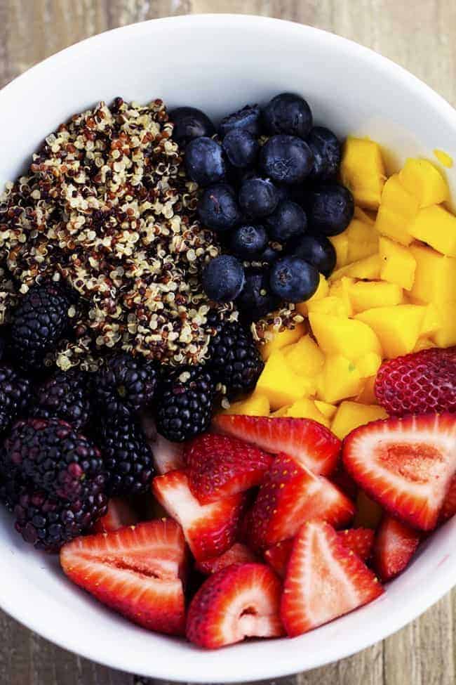 Honey Lime Quinoa Fruit Salad - 26