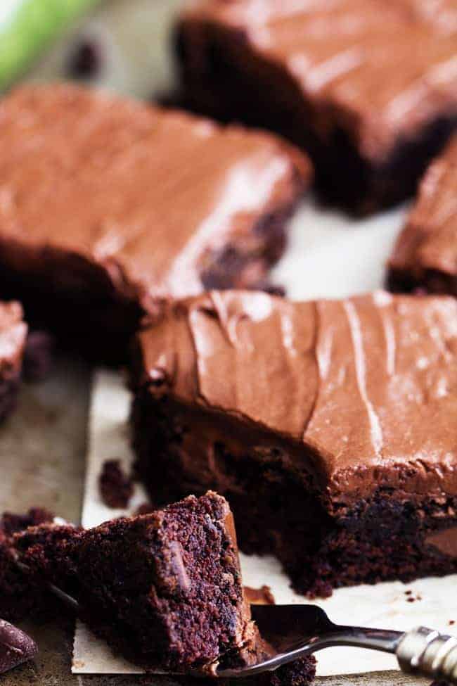 Double Chocolate Zucchini Brownies - 50