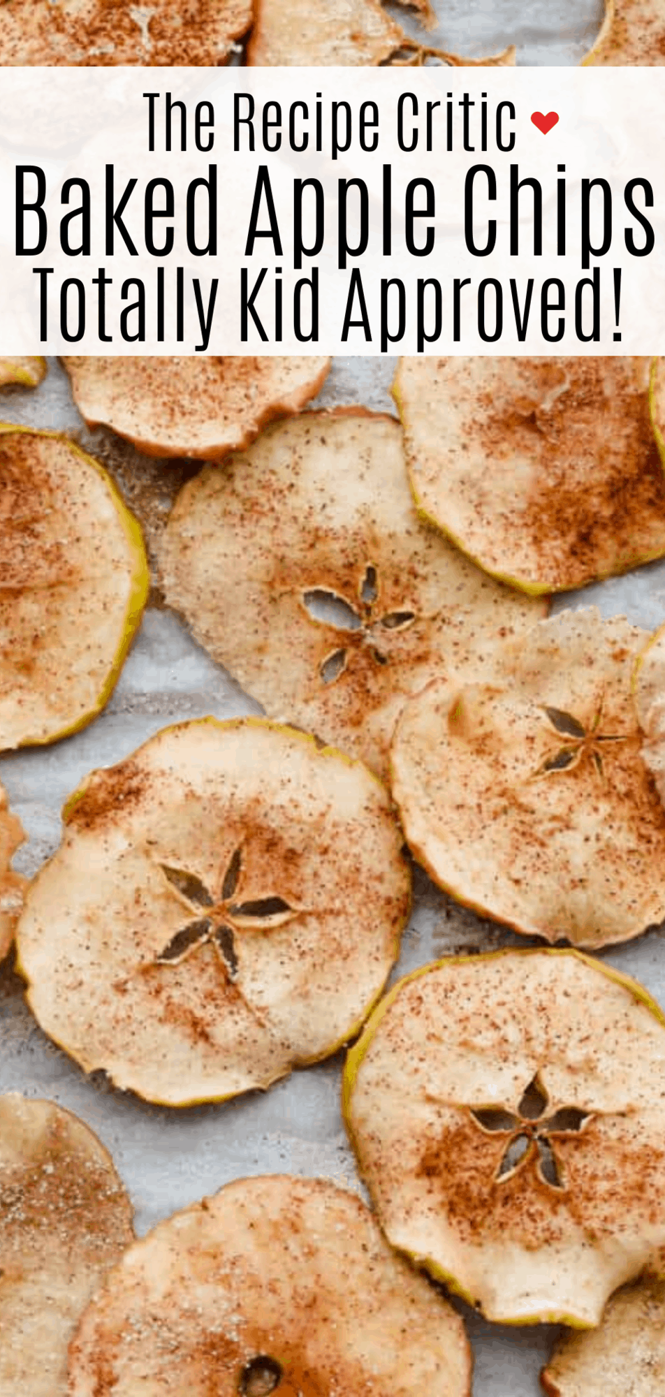 Candied Apple Chips - Baked Apple Chips - Fake Ginger