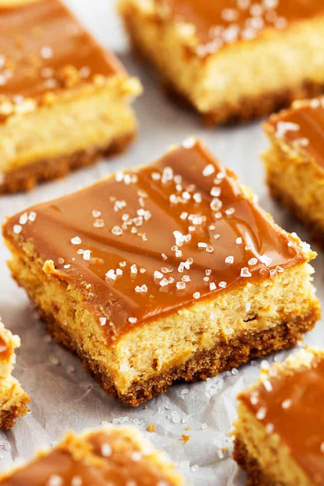 Dulce De Leche Cheesecake Bars The Recipe Critic 