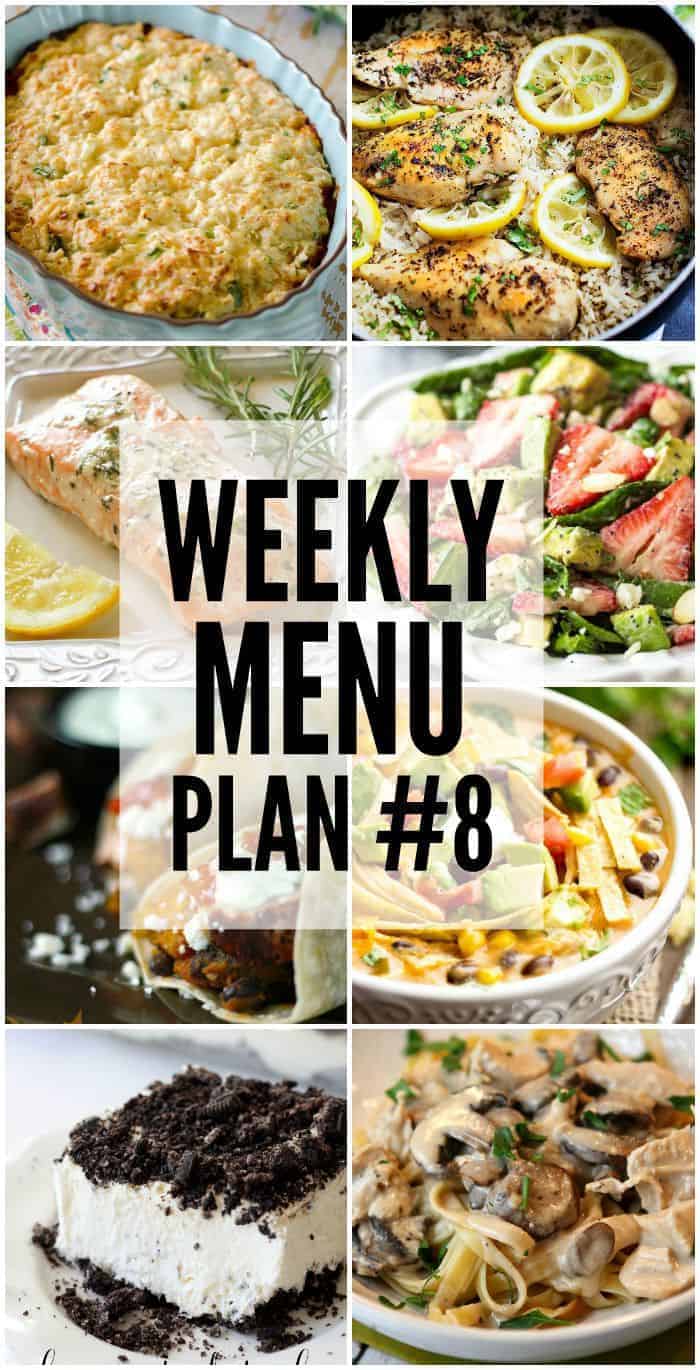 Weekly Menu Plan #8 | The Recipe Critic