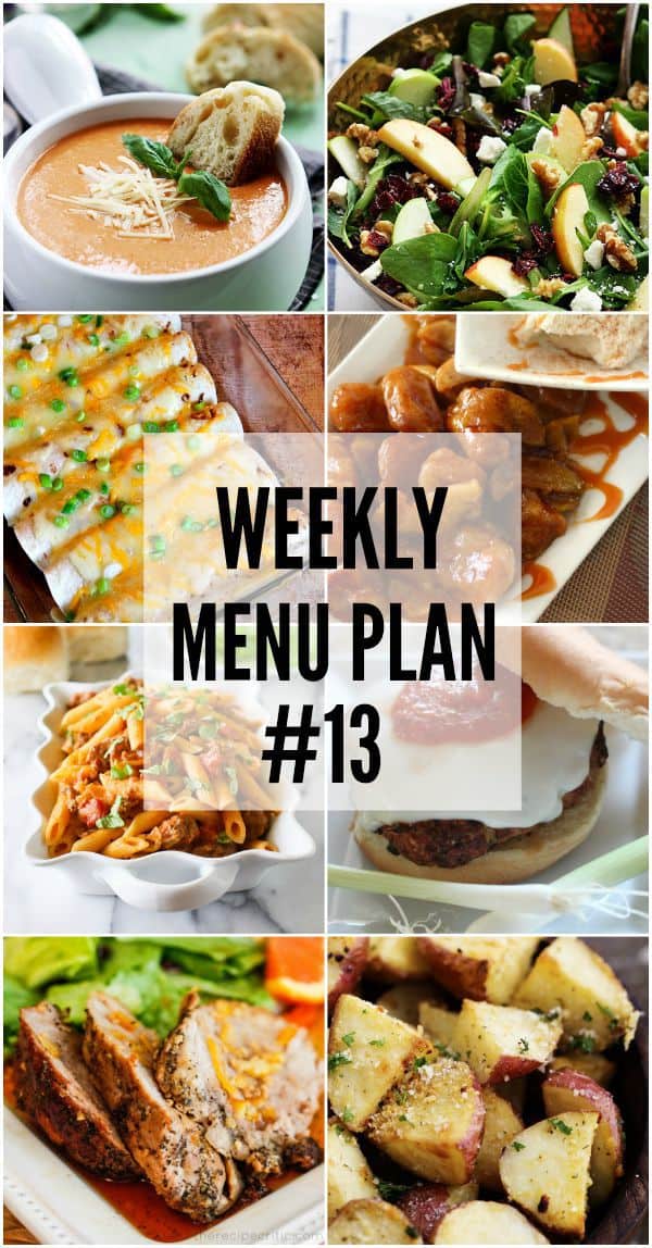Weekly Menu Plan #13 | The Recipe Critic