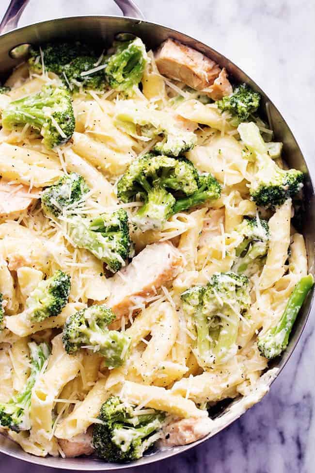 Three Cheese Chicken Broccoli Alfredo | The Recipe Critic