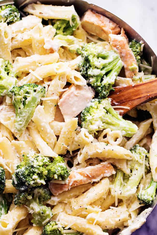 Three Cheese Chicken Broccoli Alfredo | The Recipe Critic