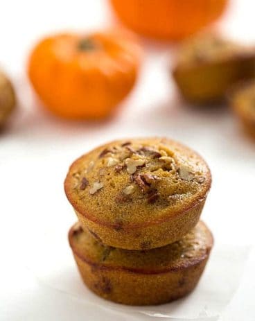 Pumpkin Pecan Pie Muffins - Just like a classic pecan pie, but even better!