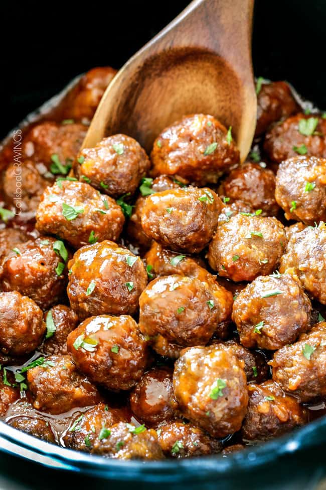 Slow Cooker Honey Buffalo Meatballs - 69