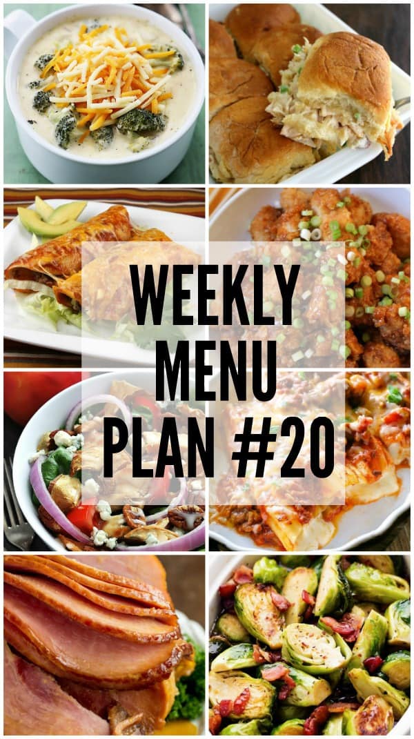 Weekly Menu Plan #20 | The Recipe Critic