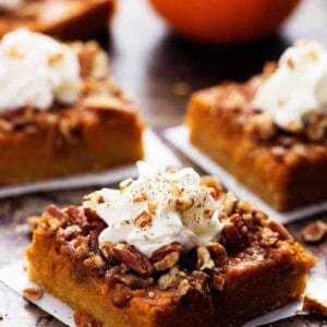 Pumpkin Pecan Pie Bars Recipe | The Recipe Critic