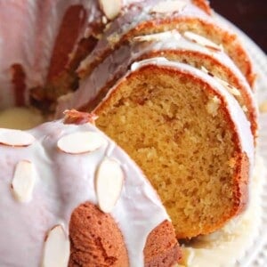 Banana Pudding Bundt Cake with White Chocolate Ganache - 18