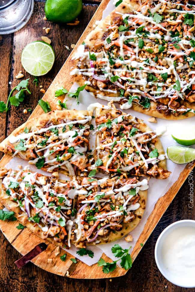 Thai Chicken Flatbread Pizza - 77