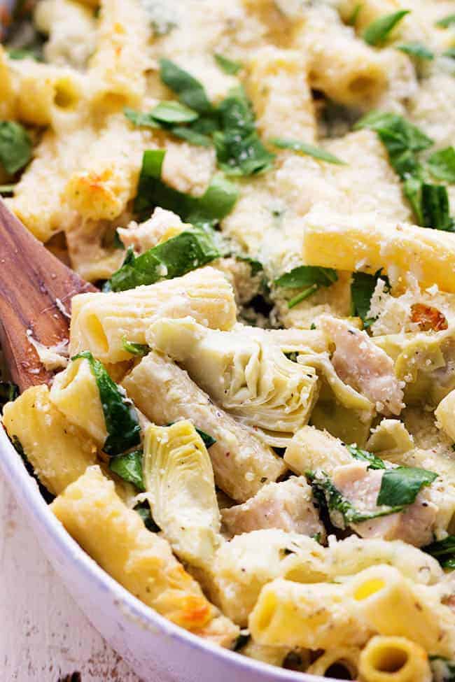 Chicken Spinach Artichoke Casserole - 27