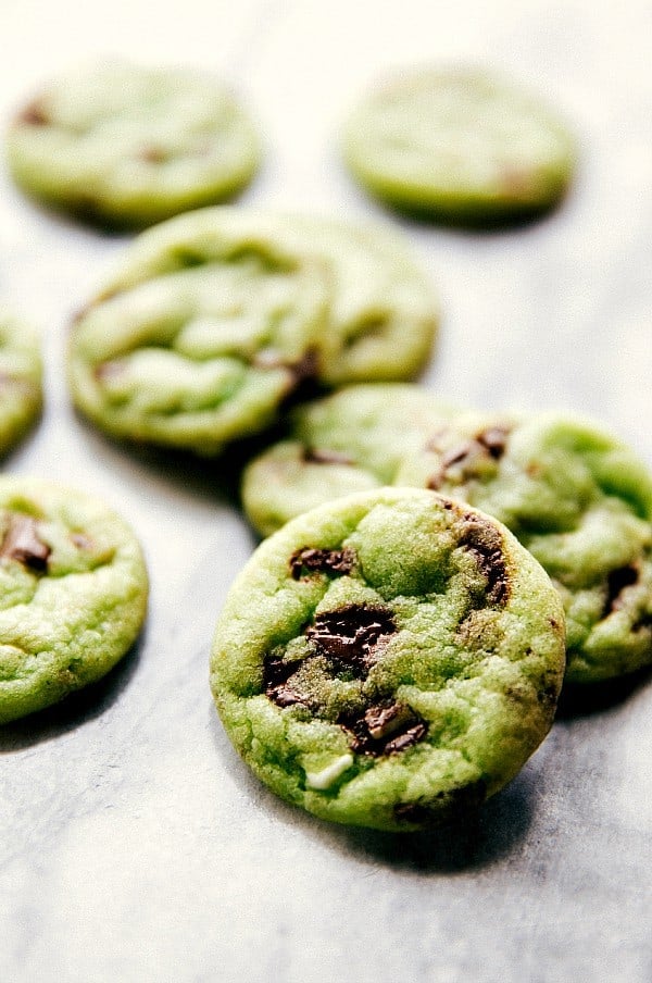 Mint Chocolate Chip Cookies - 51