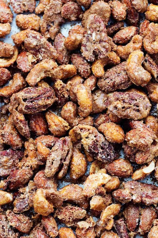 Roasted Cinnamon Sugar Candied Nuts - 1