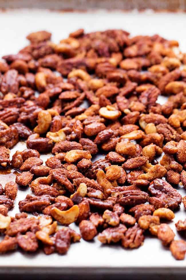 Roasted Cinnamon Sugar Candied Nuts - 3