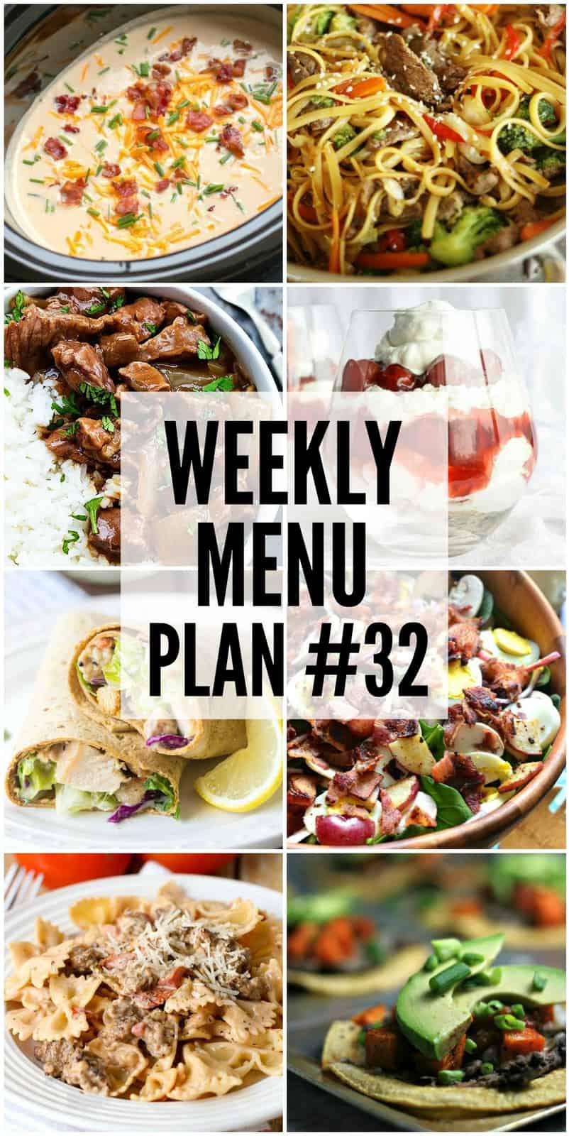 Weekly Menu Plan #32 | The Recipe Critic