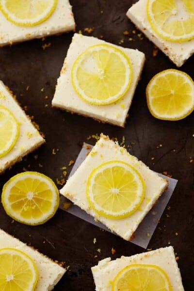 Skinny Lemon Icebox Bars | The Recipe Critic