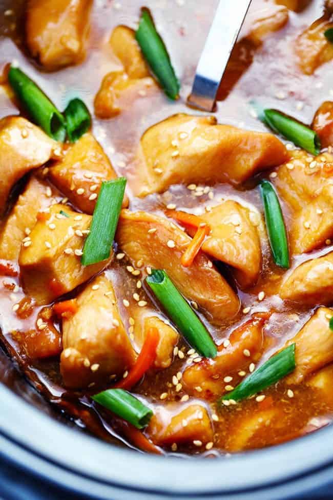 Slow Cooker Mongolian Chicken - 27