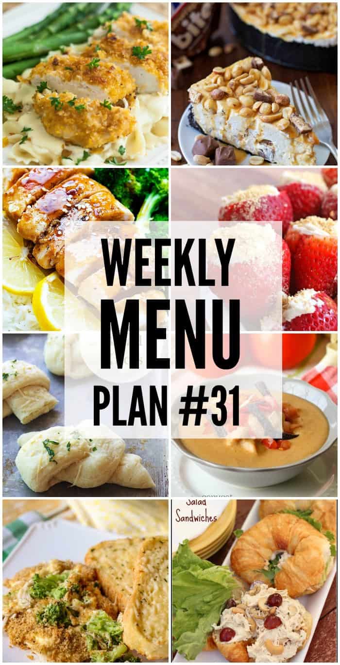 Weekly Menu Plan 31 The Recipe Critic 