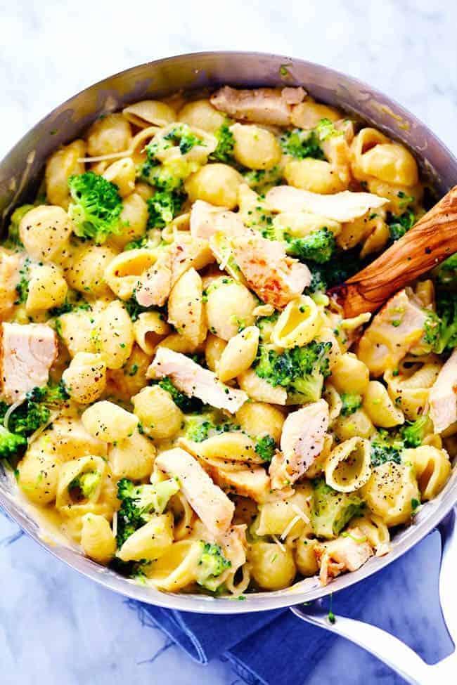 Cheesy Chicken Broccoli Shells - 88