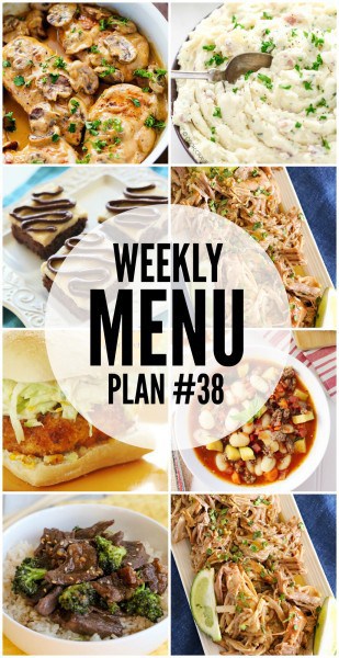 Weekly Menu Plan #38 | The Recipe Critic | Bloglovin’