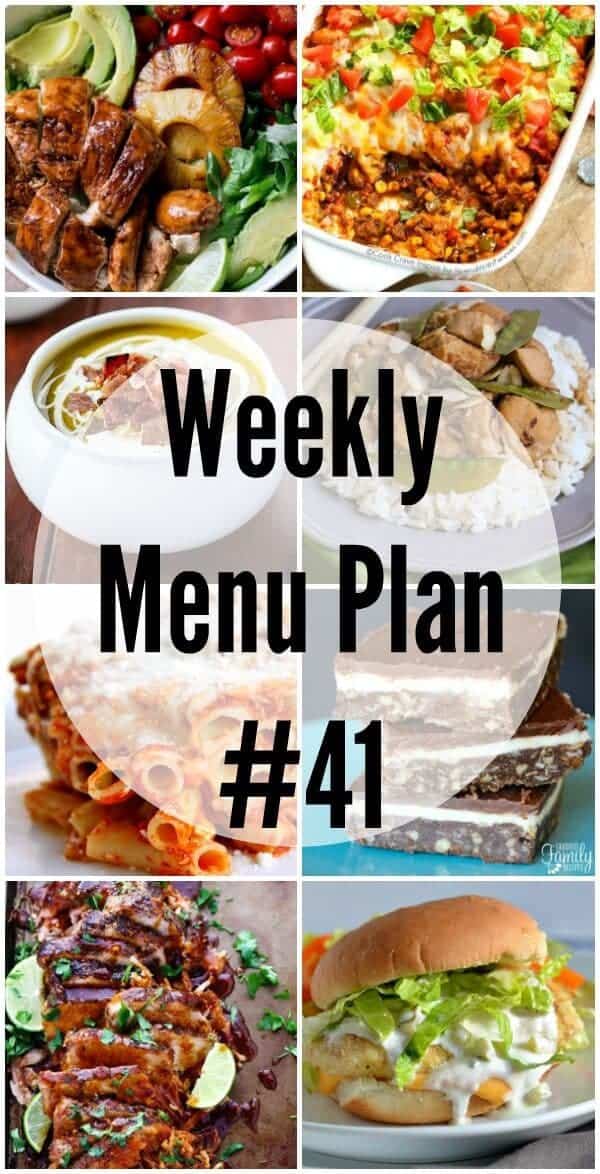 Weekly Menu Plan #41 | The Recipe Critic