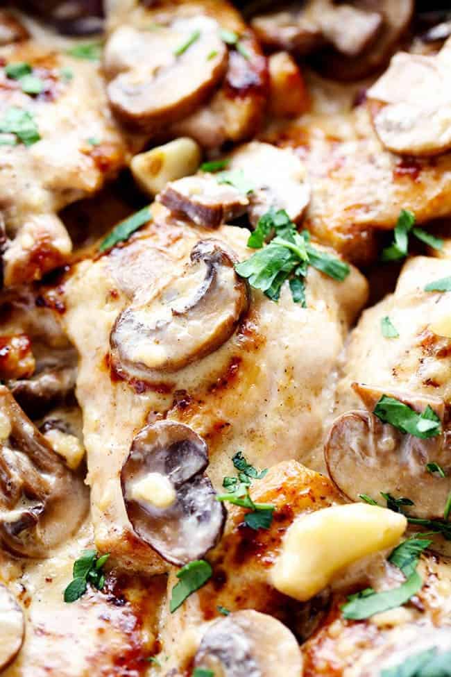 Creamy Garlic Mushroom Chicken - 51