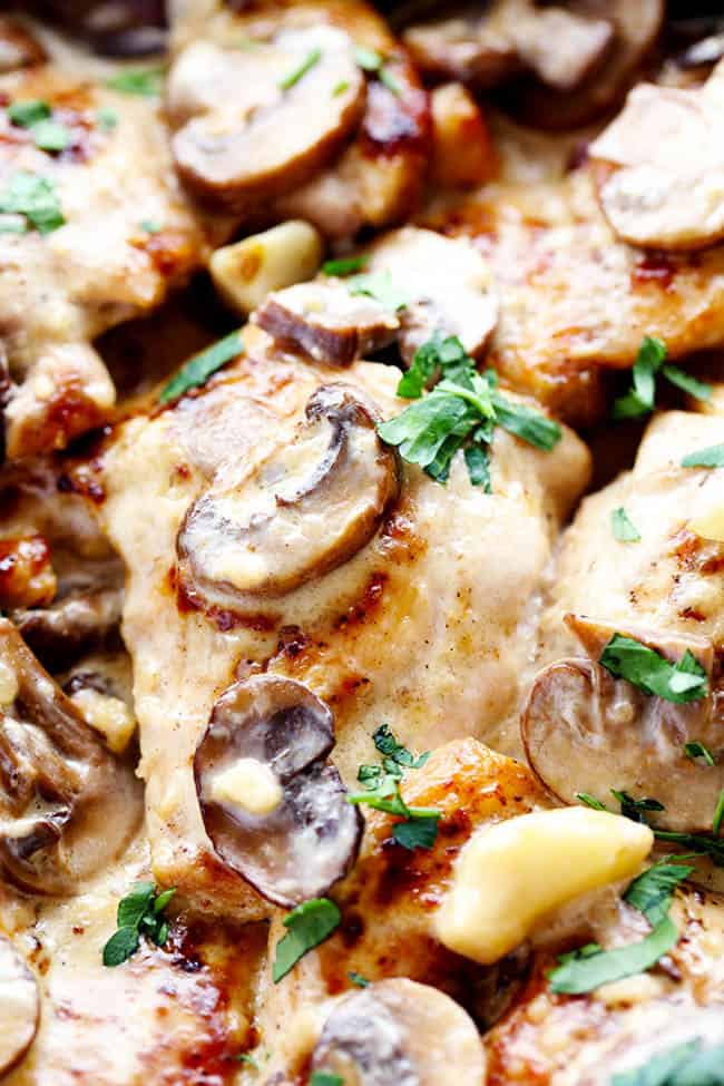 Creamy Garlic Mushroom Chicken | The Recipe Critic