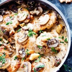 Creamy Garlic Mushroom Chicken - 68