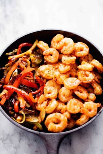 Creamy Shrimp Fajita Pasta Skillet The Recipe Critic