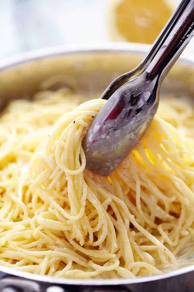 Crispy Parmesan Chicken with Creamy Lemon Garlic Pasta ...