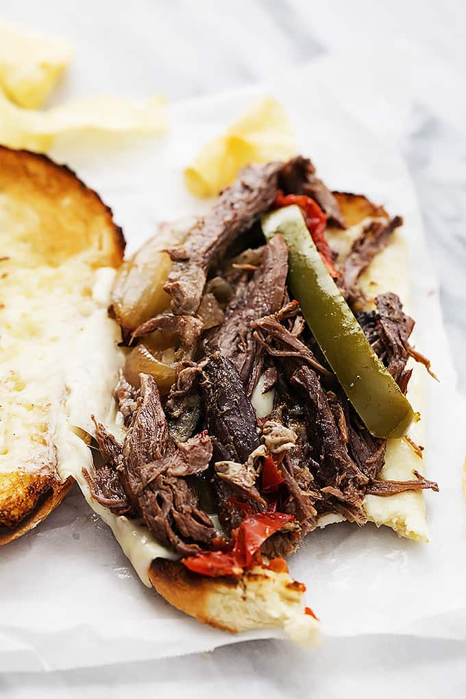 Slow Cooker Philly Cheesesteaks | The Recipe Critic