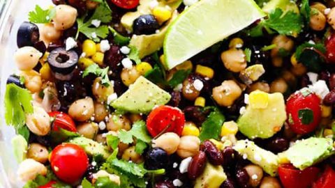 Southwest Black Bean and Ruby Wild Blend™ Shaker Salad - Healthy