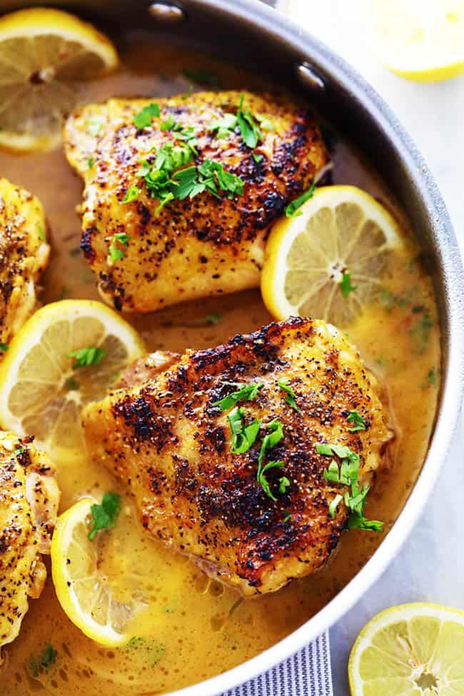 Lemon Pepper Chicken with a Brown Butter Garlic Lemon Sauce | The ...