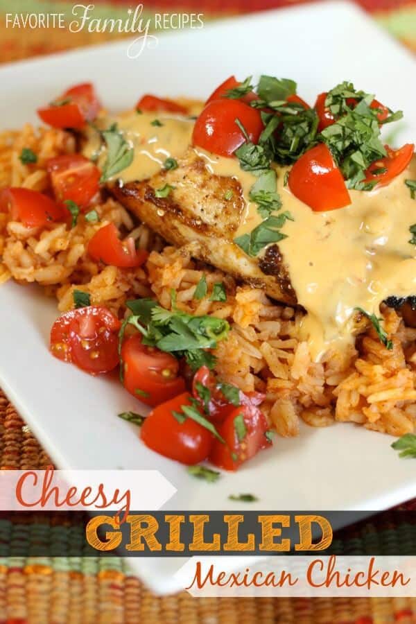 Cheesy Grilled Mexican Chicken