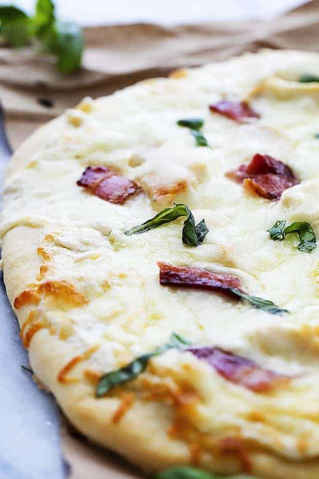 Bacon Chicken Alfredo Pizza - 25