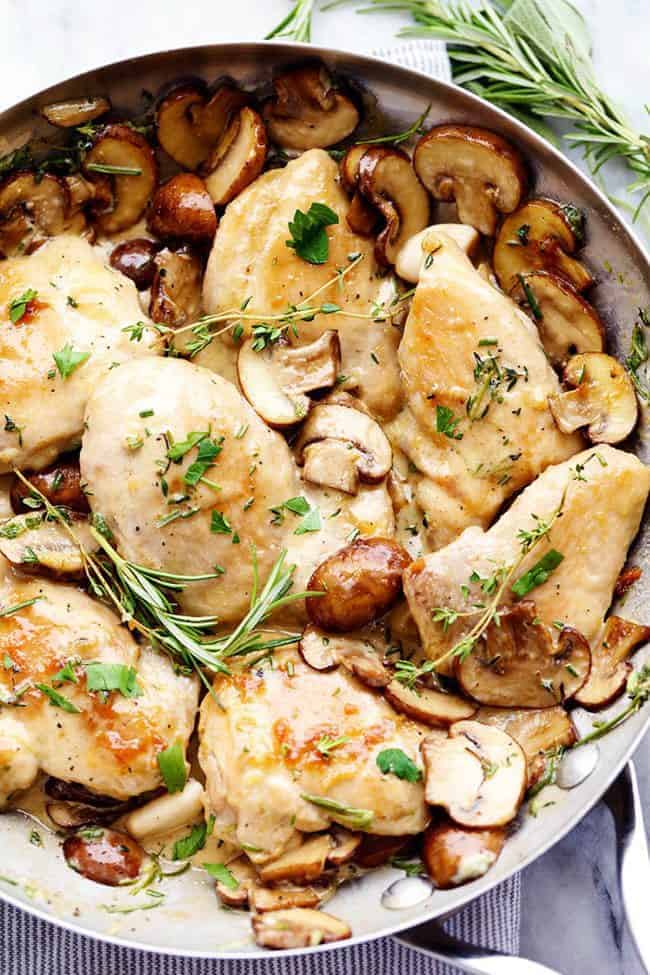 Creamy Garlic Herb Mushroom Chicken - 37