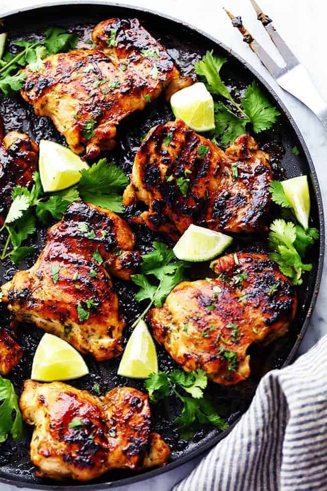 Grilled Honey Lime Cilantro Chicken | The Recipe Critic