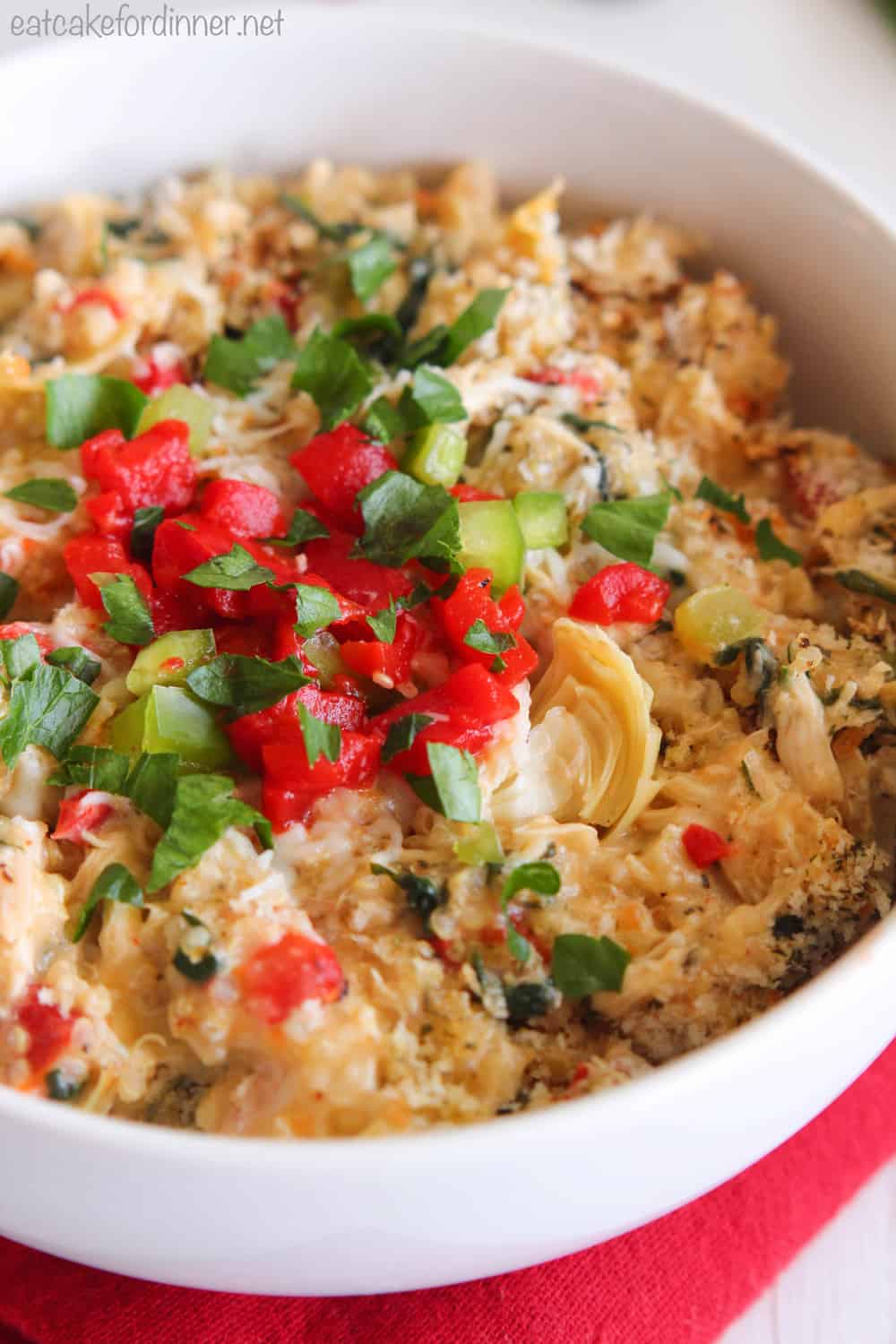 Creamy Spinach and Artichoke Chicken Quinoa - 77