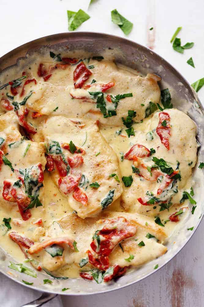 CREAMY TUSCAN GARLIC CHICKEN