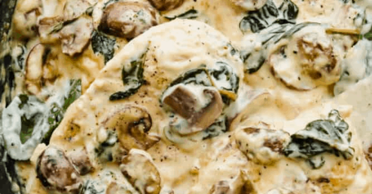 Creamy Parmesan Garlic Mushroom Chicken The Recipe Critic