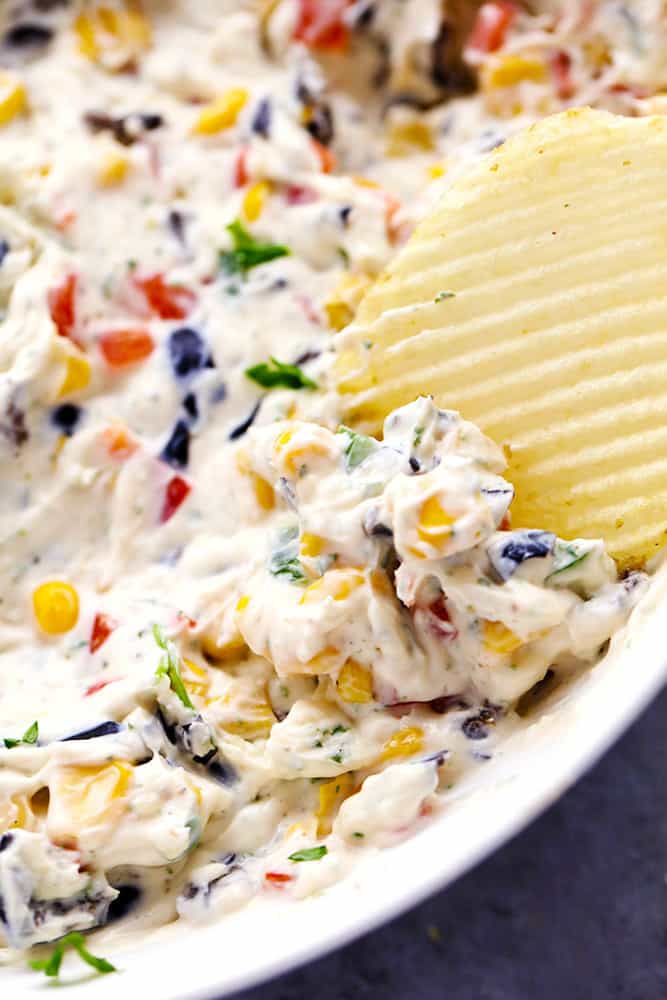 Loaded Creamy Ranch Dip (Poolside Dip) | The Recipe Critic