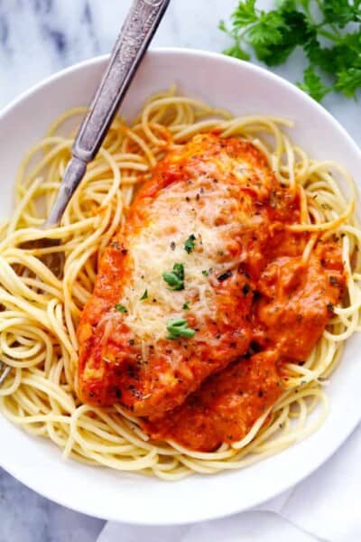 Creamy Tomato Italian Parmesan Chicken The Recipe Critic