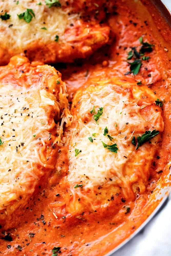 Creamy Tomato Italian Parmesan Chicken - 81