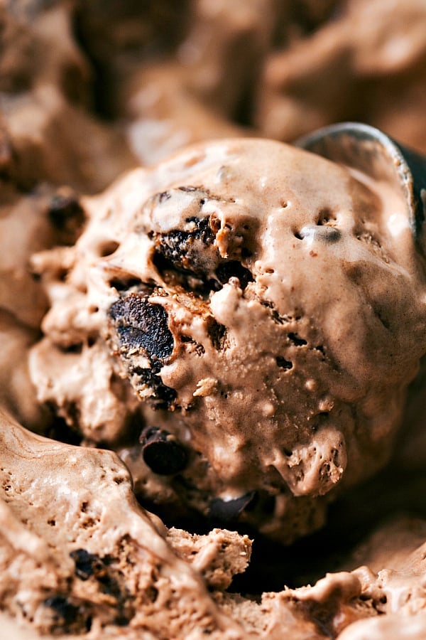 No Churn Brownie Batter Ice Cream - 49