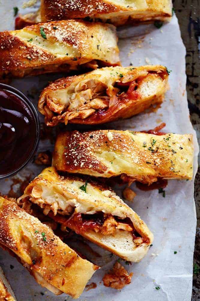 Bbq Chicken Stromboli The Recipe Critic 